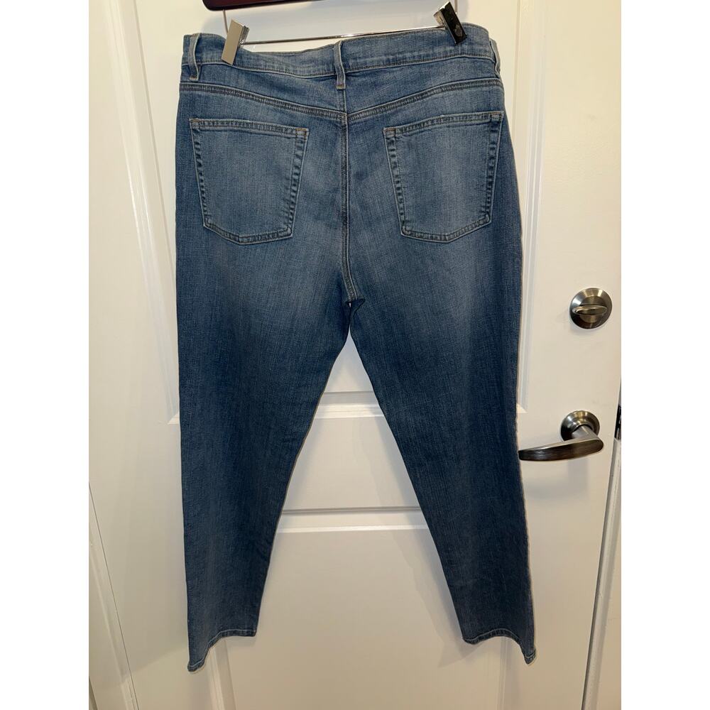 Eileen Fisher Jeans Women Medium Wash Straight Leg Minimalist Denim - Picture 10 of 14